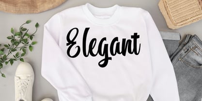 Straight Font Poster 6