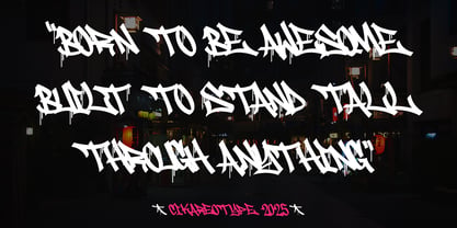 Meltdown Phantom Font Poster 2