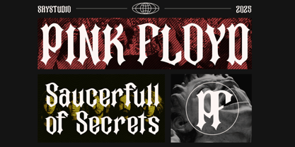 Rocky Past Font Poster 4