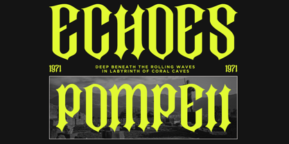 Rocky Past Font Poster 5