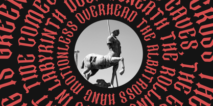 Rocky Past Font Poster 8