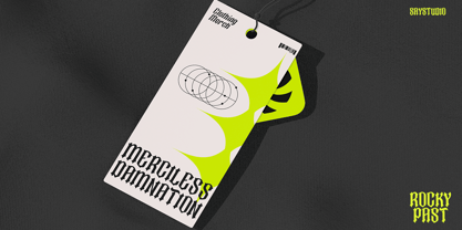 Rocky Past Font Poster 6