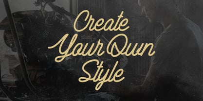 MC Heatched Font Poster 3