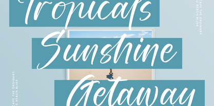 Capitals Highland Font Poster 3