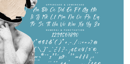 Capitals Highland Font Poster 15