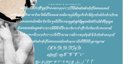 Capitals Highland Font Poster 14