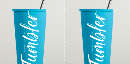 Capitals Highland Font Poster 4