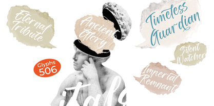 Capitals Highland Font Poster 12