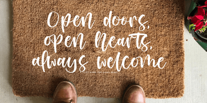 Smiling Daisy Font Poster 2