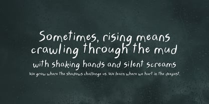 ZRTW Rainsoul Font Poster 4