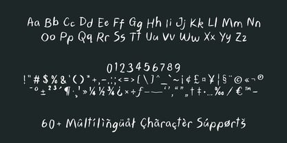 ZRTW Rainsoul Font Poster 2