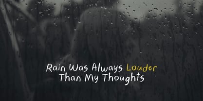 ZRTW Rainsoul Font Poster 3