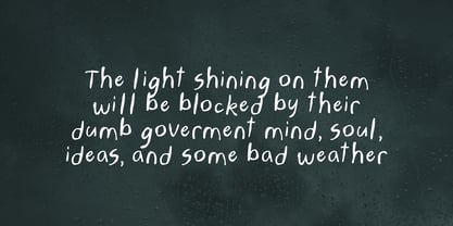 ZRTW Rainsoul Font Poster 9