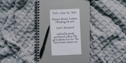 ZRTW Rainsoul Font Poster 5