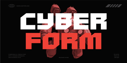 Cyberform Font Poster 1