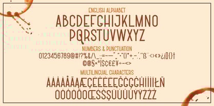 Steam Bean Font Poster 3