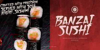 Aomine Kensai Font Poster 5