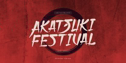 Aomine Kensai Font Poster 4