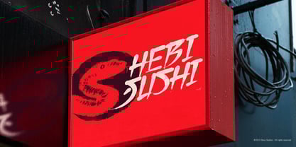 Aomine Kensai Font Poster 9