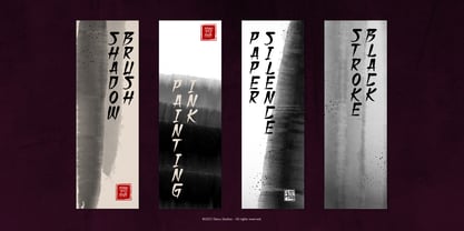 Aomine Kensai Font Poster 2