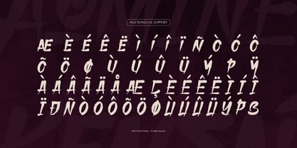 Aomine Kensai Font Poster 11