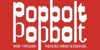 Popbolt Font Poster 1