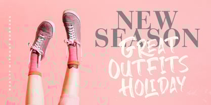 Gebrush Font Poster 7