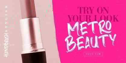 Gebrush Font Poster 2