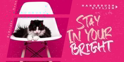 Gebrush Font Poster 9