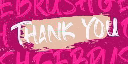 Gebrush Font Poster 12