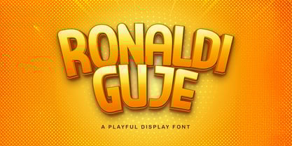 Ronaldi Guje Font Poster 1