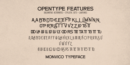 Monvico Font Poster 7