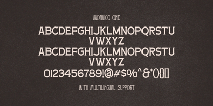 Monvico Font Poster 9