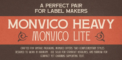 Monvico Font Poster 5