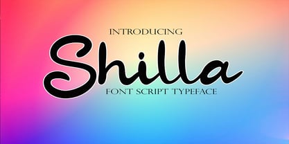 Shilla Font Poster 1