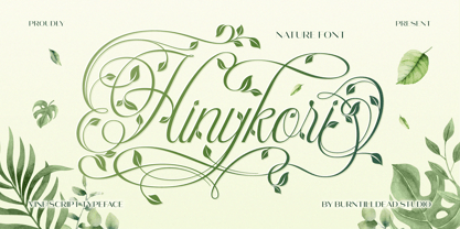 Hinykori Font Poster 1