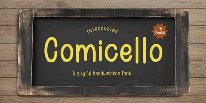 Comicello Font Poster 1