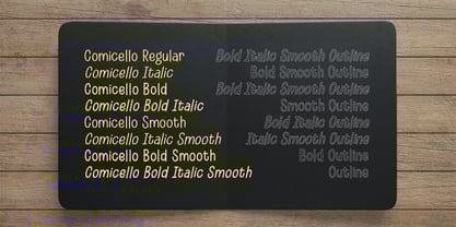 Comicello Font Poster 4