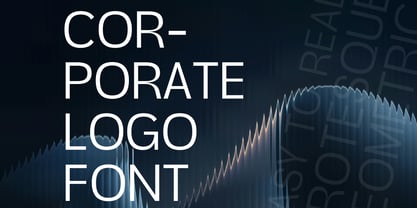 Glass Edge Font Poster 2