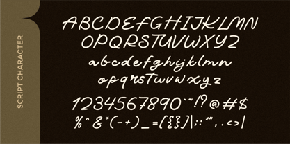 Thearopy Script Font Poster 4