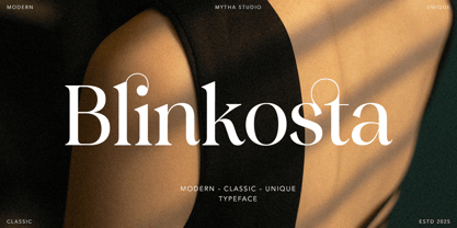 Blinkosta Font Poster 1