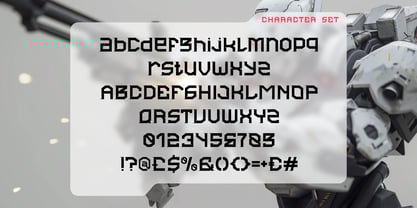 Cyber Blade Font Poster 5