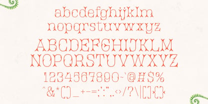 Fernaria Font Poster 2
