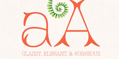 Fernaria Font Poster 3