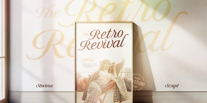Stovina Font Poster 4