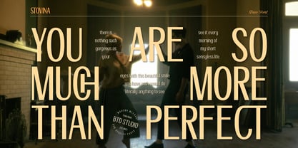 Stovina Font Poster 7