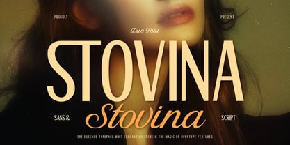 Stovina Font Poster 1