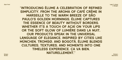 Zujin Font Poster 11