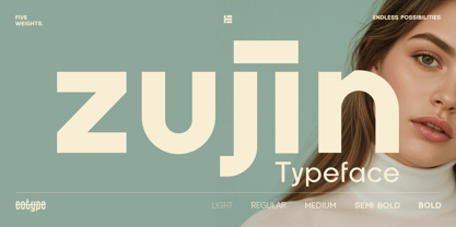 Zujin Font Poster 1