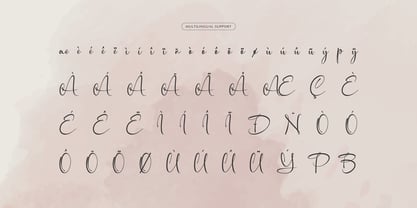 Raeylisse Font Poster 11